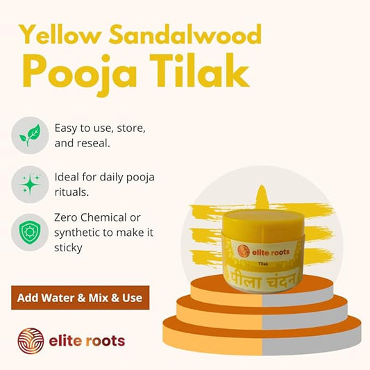 EliteRoots Peela Chandan for Pooja