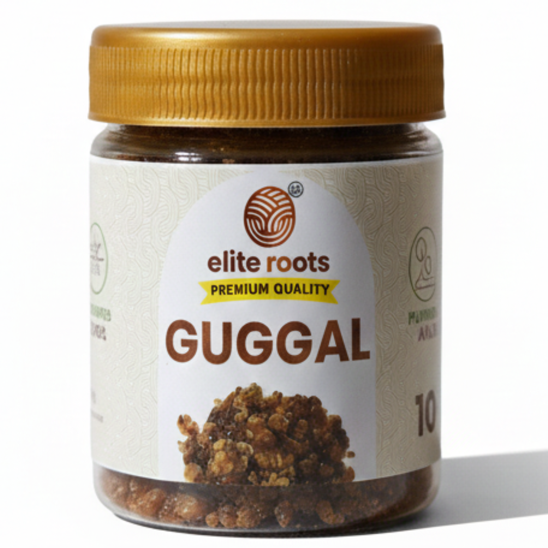 EliteRoots Premium Guggal for Pooja | 100% Pure Natural Guggal Resin for Havan, Dhoop & Sacred Rituals