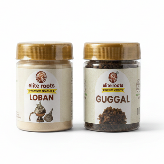 EliteRoots Premium Guggal Loban Combo (100g)