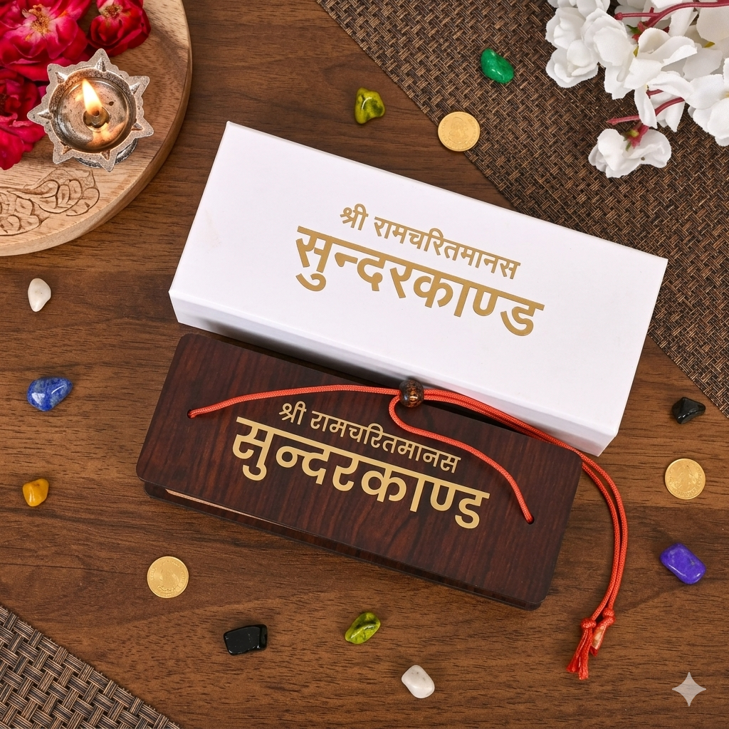 Premium Wooden Sundarkand by EliteRoots, Crafted for Rituals & Refined Gifting