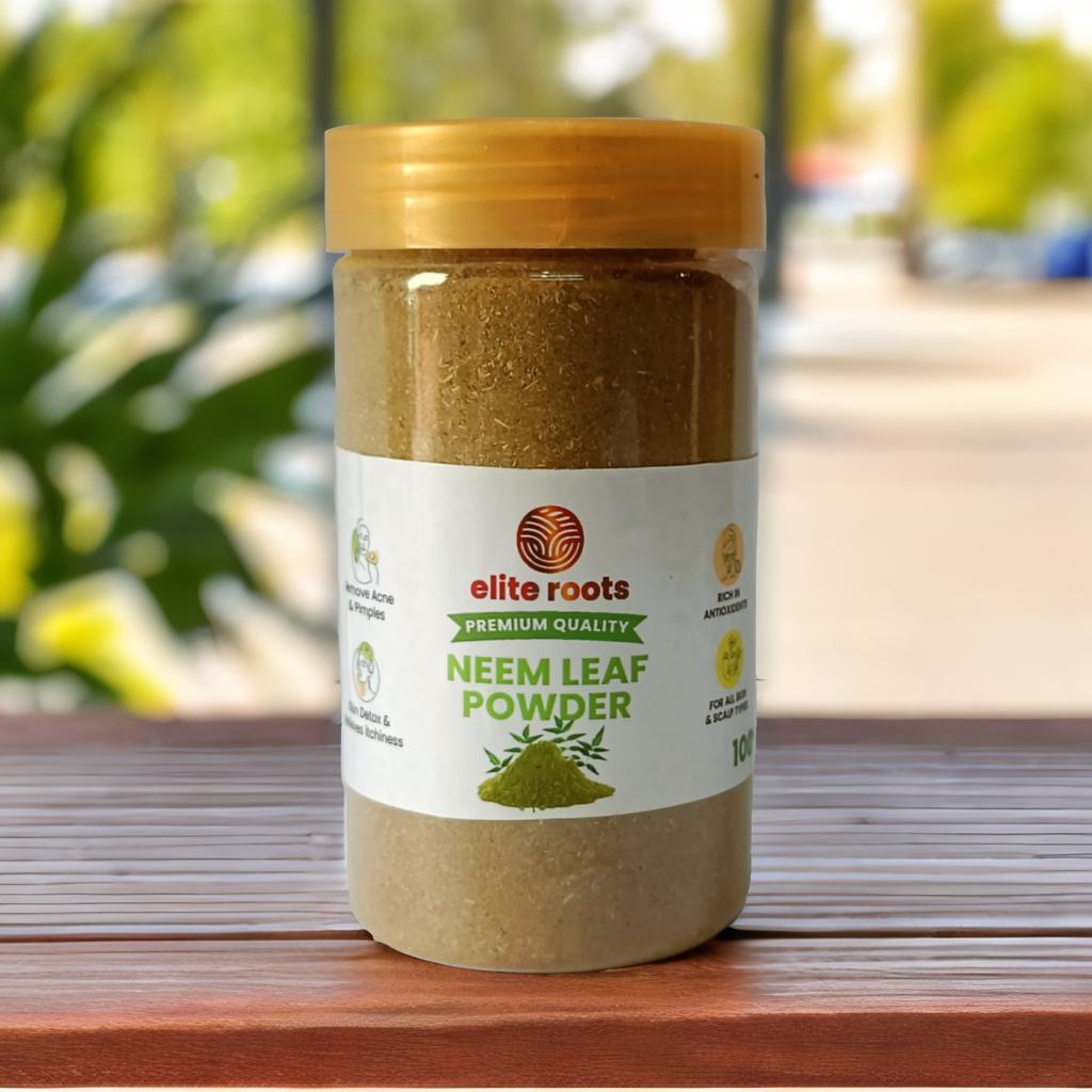 EliteRoots Premium Organic Neem Facepack Powder