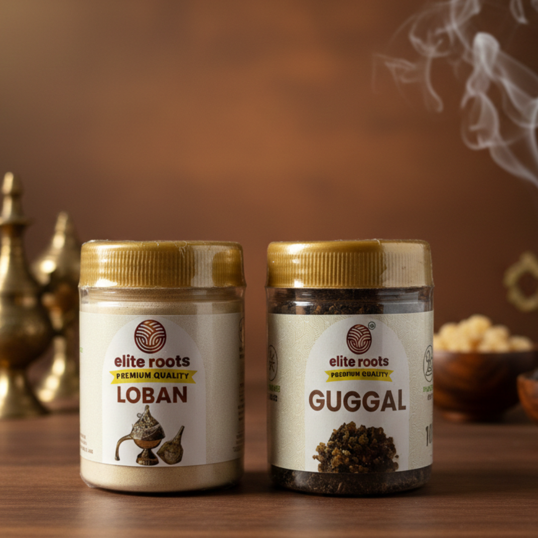 EliteRoots Premium Guggal Loban Combo (100g)