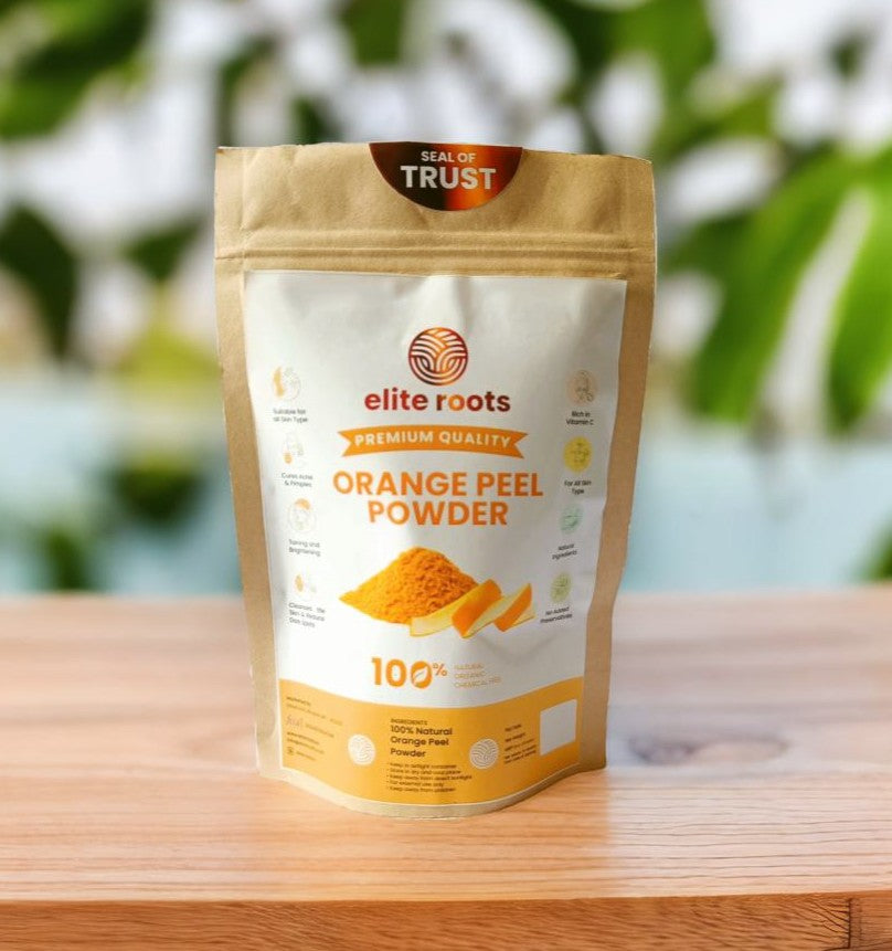 EliteRoots Premium Organic Orange Powder Facpack